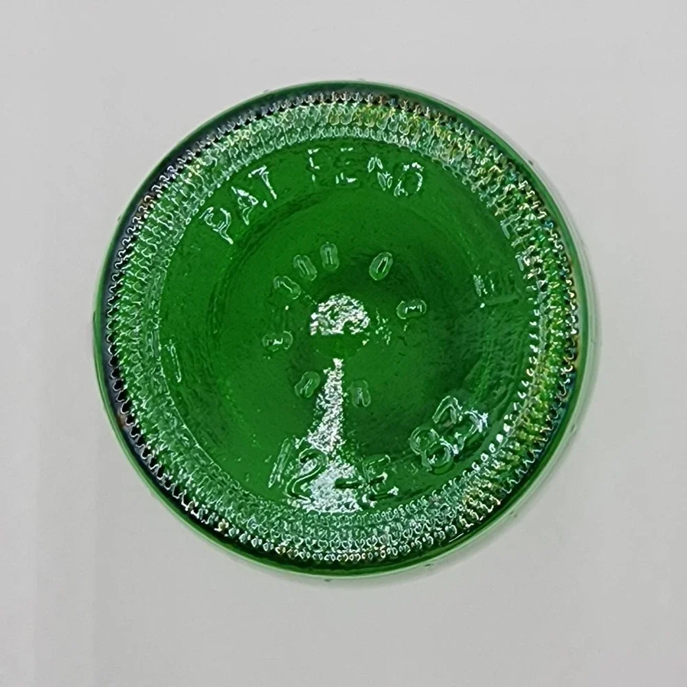 Vintage 1983 Mickey's Malt Liquor Green Glass Barrel Grenade Beer Bottle 12oz